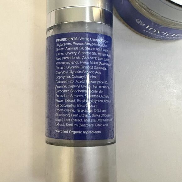 (NEW) InvigorZen Wrinkle Freezing Moisture Cream 1 Oz &Facial Serum .50 Oz - Picture 4 of 7